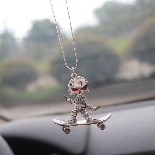 Swing Skull Car Pendant